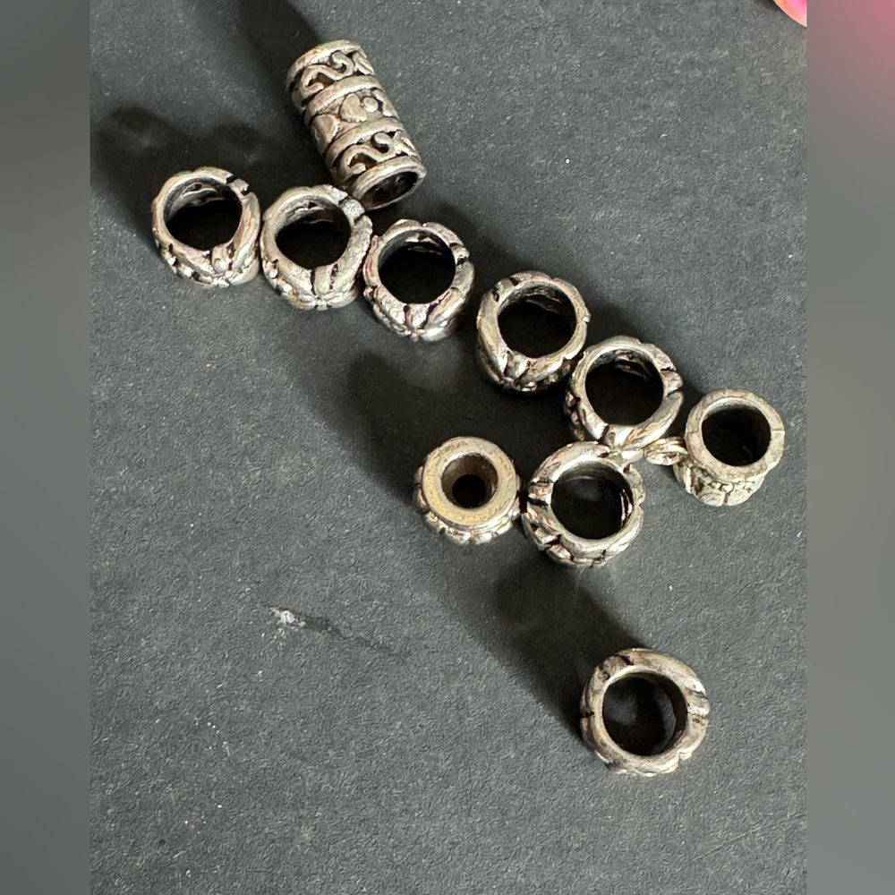 Unbranded & (2) 925 of 60 Piece Slider Charm Beads Bundle - Picture 7 of 7